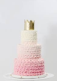 Top with a second cake layer. Whipped Bakeshop S Custom 3 Tier Rosette Birthday Cake With A Gold Fondant Crown Topper Tiered Cakes Birthday Sweet 16 Birthday Cake Cake Decorating Frosting