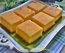 Ubi kayu santan gula pewarna kuning/oren secubit garam cheese (mine cheddar cheese). Resepi Bingka Ubi Kayu Cheese Resepi Masakan