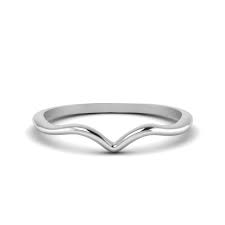 Plain Thin Curved Wedding Band In 14k White Gold Curved Wedding Band Silver Wedding Bands Thin Wedding Bands