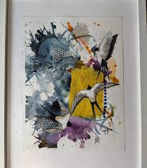 I just finished these precious butterfly earrings, a friend reminded me  recently that the butterflies and hummingbirds are