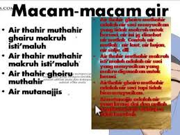 √ islamic base pass quality & checked by advisor, read our quality control guidelance for more info. Macam Macam Air Untuk Bersuci Youtube