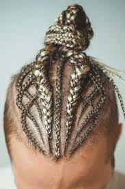 Black And White Braids Men Cornrows Men Hairstyles Top 30 Inspiring Photos Menshaircuts Com Braided Man Bun Mens Braids Hairstyles Long Hair Styles Men