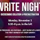 Write Night: Overcoming Isolation ... event in Sarasota, FL