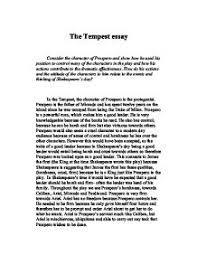 Character Essay The Tempest Prospero Character Analysis How