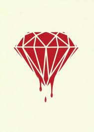 Diamante De Sangre Diamond Drawing Drawings Illustration