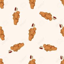 Crispy chicken vector nuggets illustration nugget illustration chicken nugget vectors tenders vector chicken food menu nuggets vector chicken box vector bucket of fried chicken vector food. Fried Foods Theme Chicken Nuggets Cartoon Seamless Pattern Stock Photo Picture And Royalty Free Image Image 40743778
