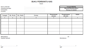 Contoh buku pembantu bank dana bos bop excel paud tk ra kb. Format Buku Pembantu Kas Bos K 4 Deuniv