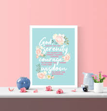 Serenity prayer poster prints, set of 1 (8x10) unframed photo, inspirational christian quotes wall art decor gifts under 15 for home, office, man cave, college student, teacher, coach, spiritual fan. Serenity Prayer Print Serenity Prayer Poster Serenity Prints Child Be Wild