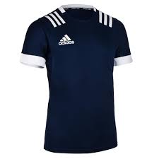 Kaufen sie online herrenmode von hackett london. Rugby Trikot Kurzarm 3s Herren Blau Adidas Decathlon