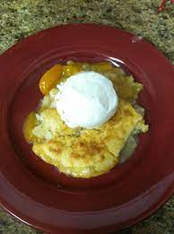 Peach Cobbler Paula Dean S Recipe But I Used Splenda Instead Of Sugar And Breyer S Carb Smart Ice Cream Xylitol Recipes Paula Deen Recipes Recipes