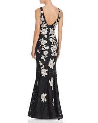 Avery G Floral Embroidered Lace Gown Women Dresses Bloomingdale S Ladies Gown Strapless Evening Dress Lace Gown