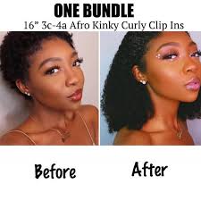 I used to think i had more 4a than 3c, but now i think it may be the other way around. Afro Kinky Curly Clip In Hair Extensions 3c 4a Natural Hair Betterlength