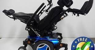 Permobil M300 Power Chair With Tilt Recline Legs Power Chair Recliner Handicap Accessories