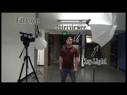 How To Set Up A Tota Light Kit For Interview Lighting Youtube