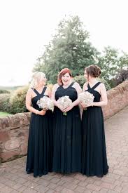 Navy Blue Bridemaid Dresses Scottish Wedding Lochside Hote In 2020 Romantic Wedding Photography Scottish Wedding Wedding Photography