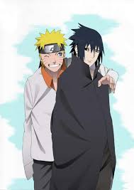 Naruto Uzumaki And Sasuke Uchiha Naruto Bestfriends Animasi Naruto And Sasuke Seni Manga