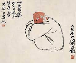 齐白石 也应歇歇 japan painting chinese art japanese prints