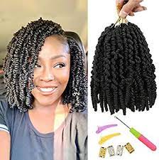 Ideal for creating styles with hot water setting. Amazon Com 6 Packs Pre Twisted Spring Twist Hair 8 Inch Pre Twisted Passion Twists Crochet Braids F Spring Twist Hair Twist Hairstyles Twist Braid Hairstyles