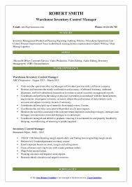 Download and customize our resume template to land more interviews. Inventory Control Manager Resume Samples Qwikresume