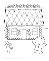This gingerbread coloring page gets your child to decorate a sweet candy house. Gingerbread House Coloring Pages Fun Loving Families