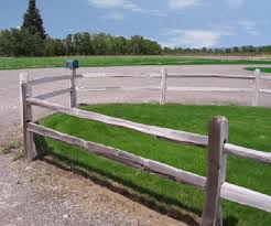 For example, wire fence, cedar split rail fence and chain link fence. Cedar Splitrail Fencing Options Emmer Brothers Cedar