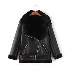 Find More Leather Suede Information About Female Black Pu Leather Jackets Women Down Coats Winter Mot Fur Leather Jacket Leather Jackets Women Leather Jacket