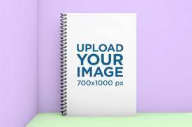 Download Notebook Mockup Generator Try 15k Mockups For Free Placeit