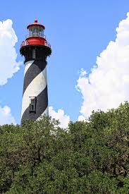 Augustine lighthouse rises 165 feet above sea level and contains 219 steps that are climbed by visitors. Hd Wallpaper St Augustine Lighthouse Florida Cloud Sky Tower Building Exterior Wallpaper Flare