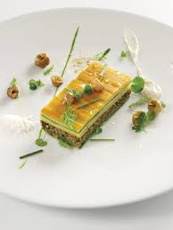 Millefeuille De Legumes Sans Pate Tiede Thuries Gastronomie Magazine Recettes De Cuisine Recette Gastronomique Entree Gastronomique