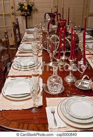 The first is a basic setting, which is used during everyday dinners, weekend brunches, and casual events. Formal Dining Table Set With China A Formal Dining Table Set With China Crystal And Silver Canstock