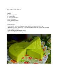 Bahan bahan resepi kek pandan kukus. Kek Pandan Kukus