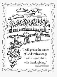 Christian thanksgiving coloring pages are a fun way for kids of all ages to develop creativity, focus, motor skills and color recognition. Thanksgiving Scripture Png Bible Thanksgiving Coloring Page Transparent Png Kindpng