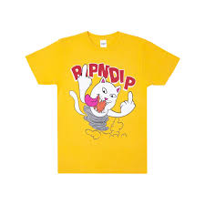 Rip N Dip Nermanian Devil T Shirt Gold