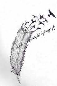 18 Hectic Drawings Feather Tattoos Siren Tattoo Flying Tattoo