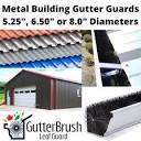 Metal Building Gutter Guard – GutterBrush