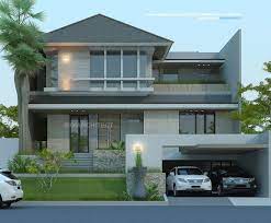 Dengan sisi melayang yang cukup panjang membuatnya terlihat menawan. Jasa Arsitek Desain Rumah Tropis Villa Mewah Kantor Interior