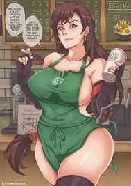 Tifa Starbucks Meme [First Panel] by cytoscourge - Hentai Foundry