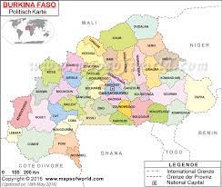 Investment possibilities include burkina faso's energy, mining and communications sectors. Burkina Faso Karte