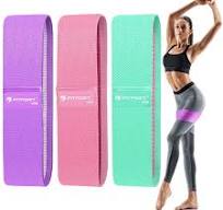 Resistance Bands for Legs and Butt Exercise Bands - Non Slip Elastic Booty  Bands, 3 Levels Workout Bands Women Sports Fitness Band for Squat Glute Hip  ...