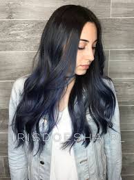Long Blue Balayage Hair Balayage Hair Hair Color Blue Hair Styles