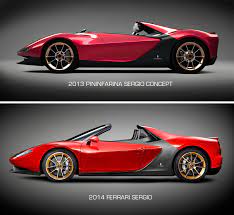 Ferrari Sergio Pininfarina Sergio Concept Design Comparison Ferrari Ferrari Car Car