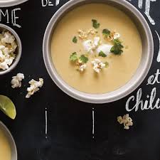 Creme De Mais Lime Et Chili Ricardo Recipe Food Yummy Food Ricardo Recipe
