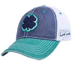Headwear Hat Black Clover Two Tone Vintage 11 Golf Hat Green Black White Golf Gloves Golf Hats Hats