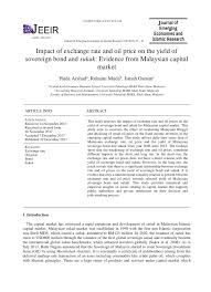 The ringgit ended higher against the us dollar today, reacting positively to eurozone finance ministers' meeting to determine greece's fate, a dealer said. Pdf Impact Of Exchange Rate And Oil Price On The Yield Of Sovereign Bond And Sukuk Evidence From Malaysian Capital Market