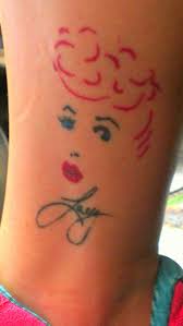 Wow Someone Admires Her A Tad More Than I Do No Tattoos For Me Tattoos I Love Lucy Inspirational Tattoos