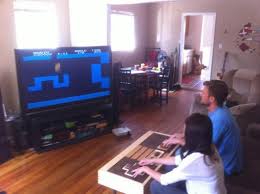 Functional, huge 100x nes controller coffee table: Nes Controller Coffee Table I Want One
