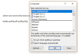 Spell Checker In Ms Word 2007 Works For Some Languages But Not For Others Super User