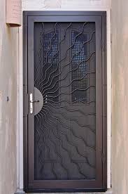 Tips For Enjoying Spring Weather Safely In Your Home Iron Security Doors Grill Door Design Door Design Interior