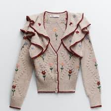 Zara knit top with rhinestone buttons light green sizes s m l ref. Ø§Ù„Ù†Ø²Ù‡Ø© ÙØªØ­Ø© Ø§Ù„Ø¥Ø³Ø·Ø±Ù„Ø§Ø¨ Zara Knit Cardigan With Floral Embroidery Zetaphi Org