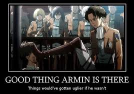 Rivaille Levi Armin Arlert Eren Jaeger And Mikasa Ackerman Attack On Titan Attack On Titan Anime Attack On Titan Meme